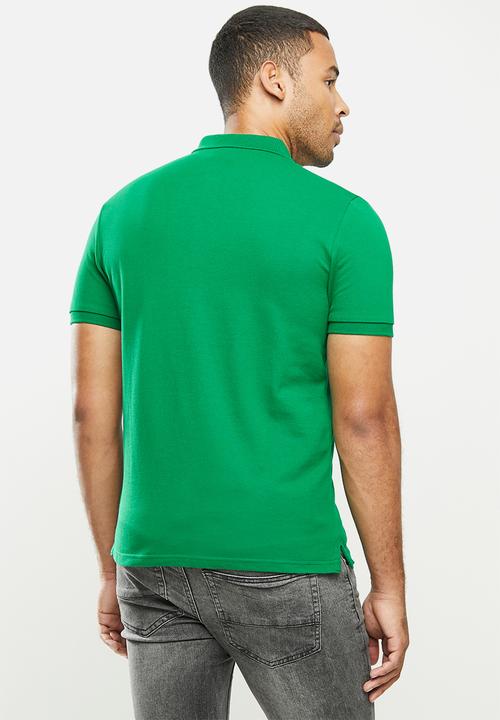 urban° - Mens urban small logo golfer - green