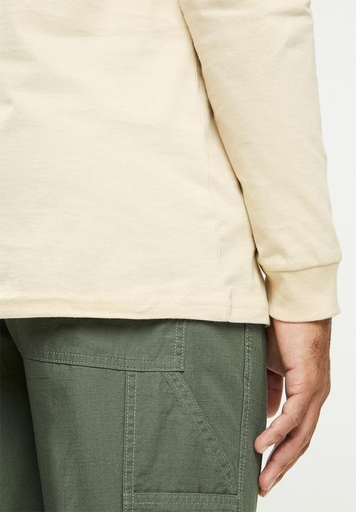 Element - Leopard icon long sleeve tee - stone