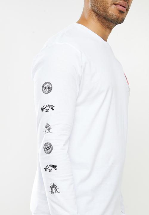 Billabong  - Eyesolation long sleeve tee - white