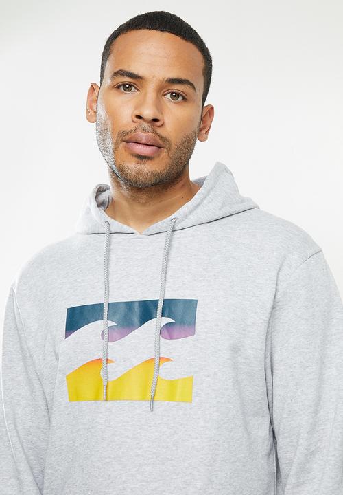 Billabong  - Team wave pop hood - grey 