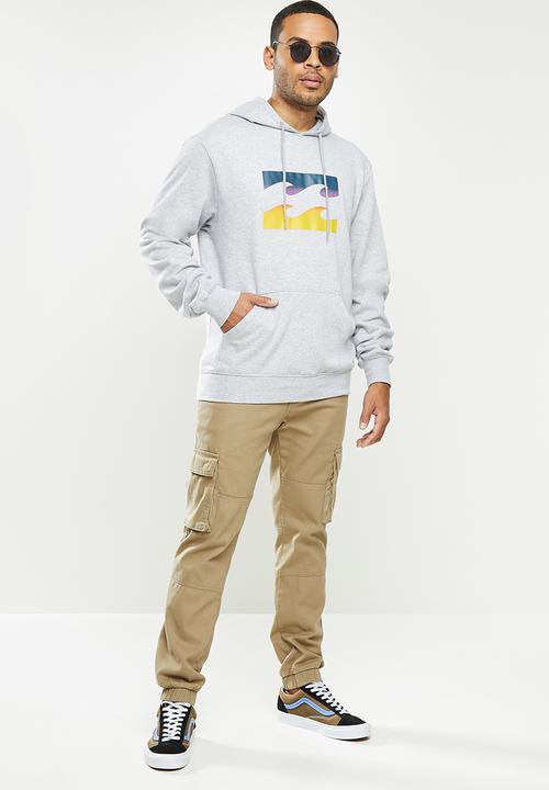 Billabong  - Team wave pop hood - grey 