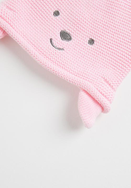 Pop Candy - Girls bear beanie - pink