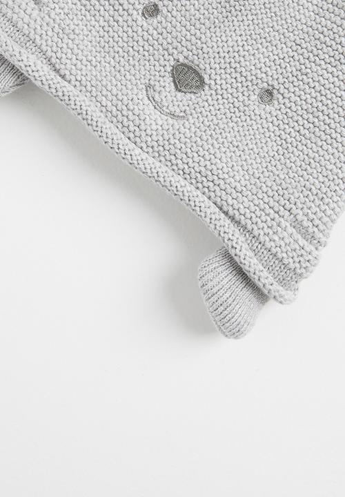 Pop Candy - Bear beanie - grey