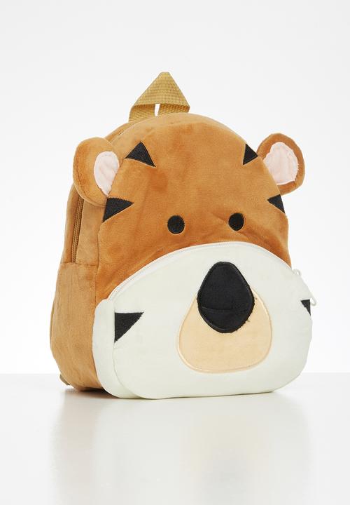 Pop Candy - Boys tiger backpack - brown
