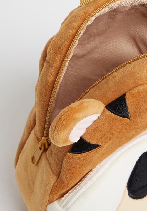 Pop Candy - Boys tiger backpack - brown