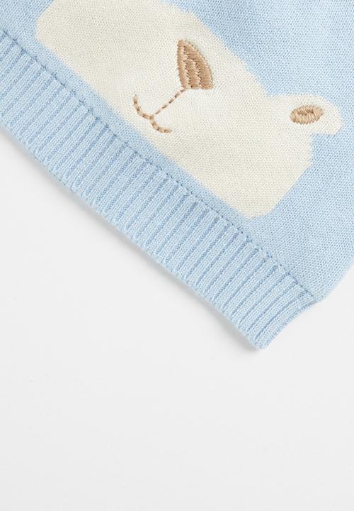 Pop Candy - Bear beanie - blue