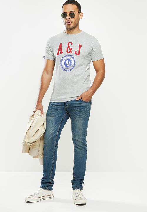Aca Joe - Aca joe A&J T-shirt - grey