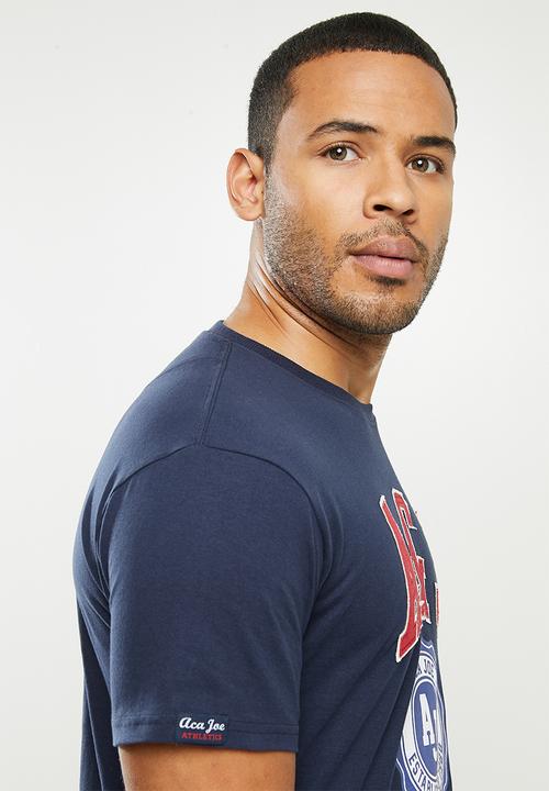 Aca Joe - Aca joe A&J T-shirt - navy
