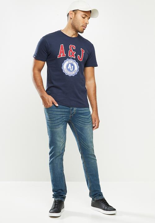 Aca Joe - Aca joe A&J T-shirt - navy