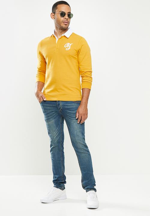Aca Joe - Aca Joe basic rugby jersey - yellow