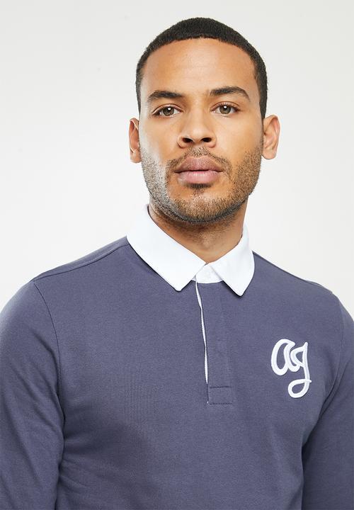 Aca Joe - Aca Joe basic rugby jersey - navy