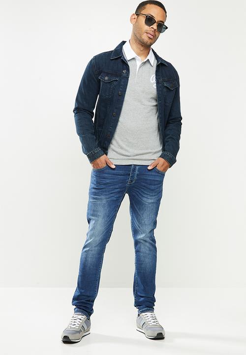 Aca Joe - Aca Joe basic rugby jersey - grey 
