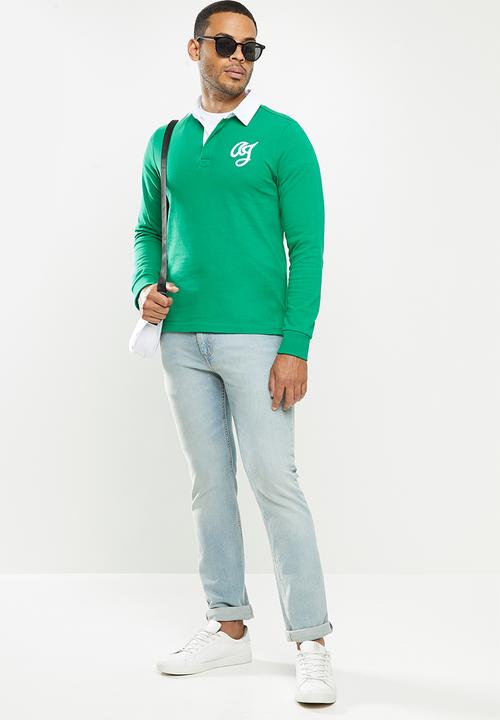 Aca Joe - Aca Joe basic rugby jersey - green