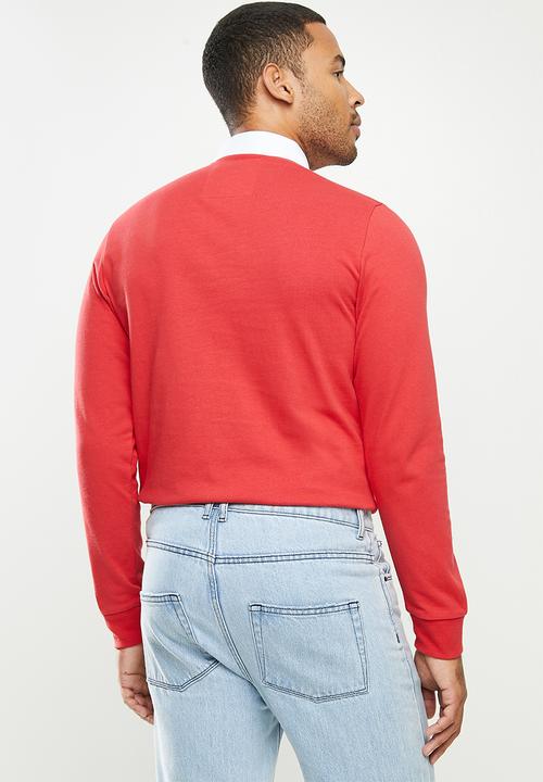 Aca Joe - Aca Joe basic rugby jersey - red