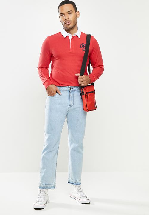 Aca Joe - Aca Joe basic rugby jersey - red