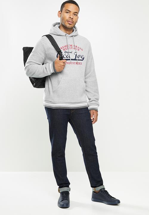 Aca Joe - Aca Joe polar fleece hoodie - grey