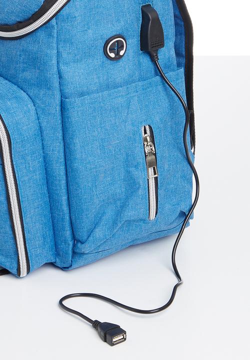 Pop Candy - Boys diaper bag - blue