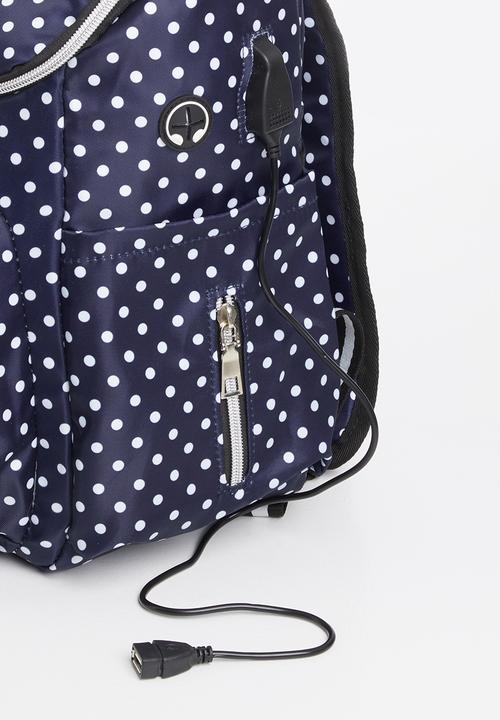 Pop Candy - Girls diaper bag - navy
