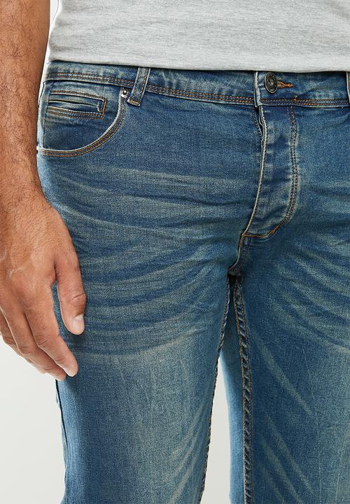 Aca Joe - Aca Joe styled skinny fit jeans - light blue
