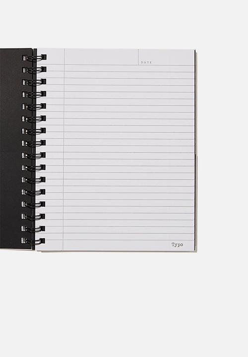 Typo - A5 campus notebook recycled-gum leaf meadow ditsy