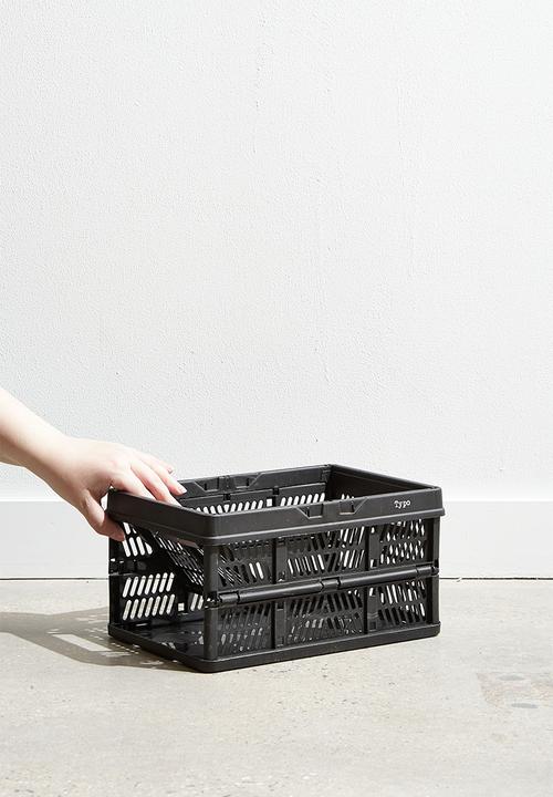 Typo - Small foldable storage-black