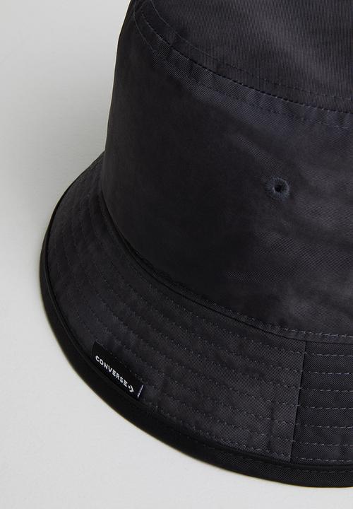 Converse - Washed bucket hat - black