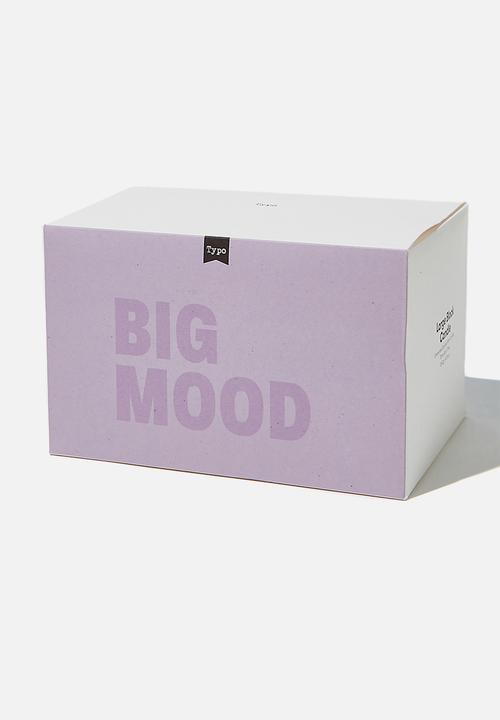 Typo - Large block candle-big mood lilac