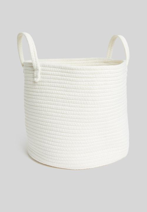 Sixth Floor - Cotton rope toy basket - natural