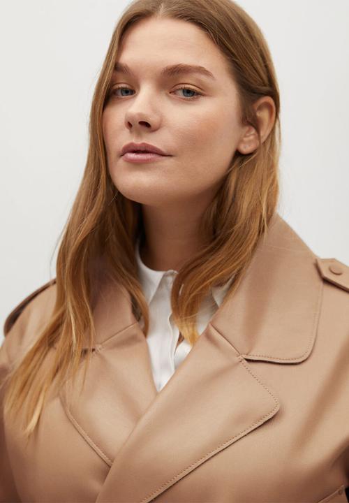 Violeta by Mango - Plus jacket amanda - medium brown