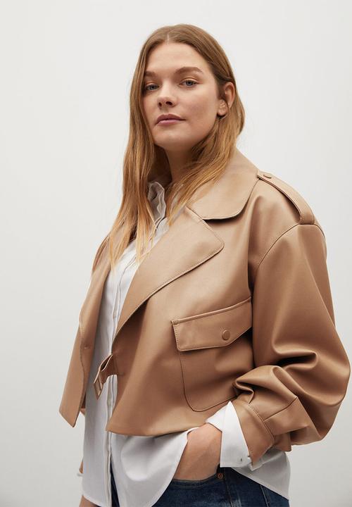 Violeta by Mango - Plus jacket amanda - medium brown