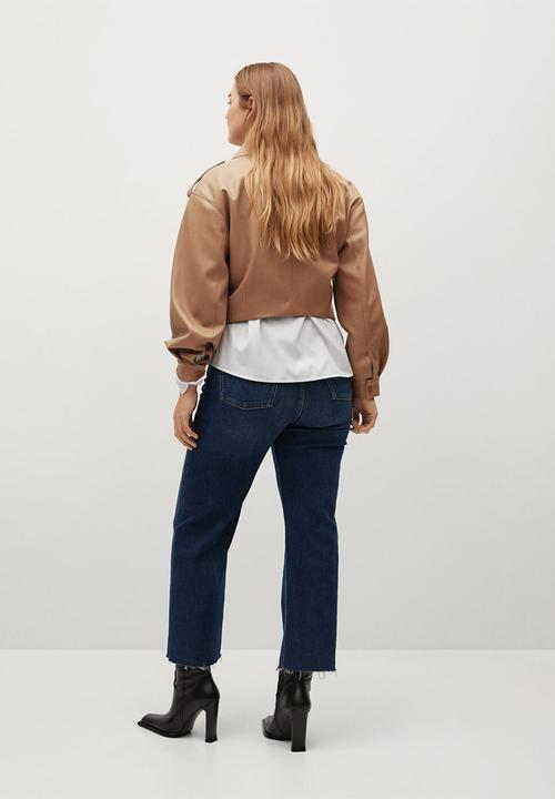 Violeta by Mango - Plus jacket amanda - medium brown