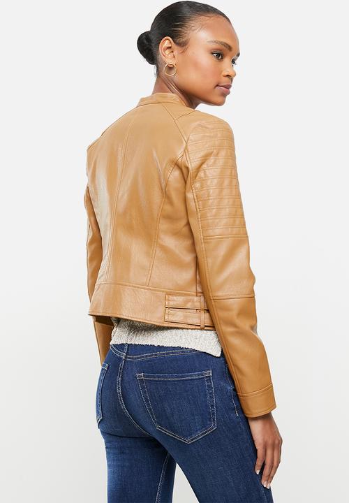 Vero Moda - Love short coated jacket - brown