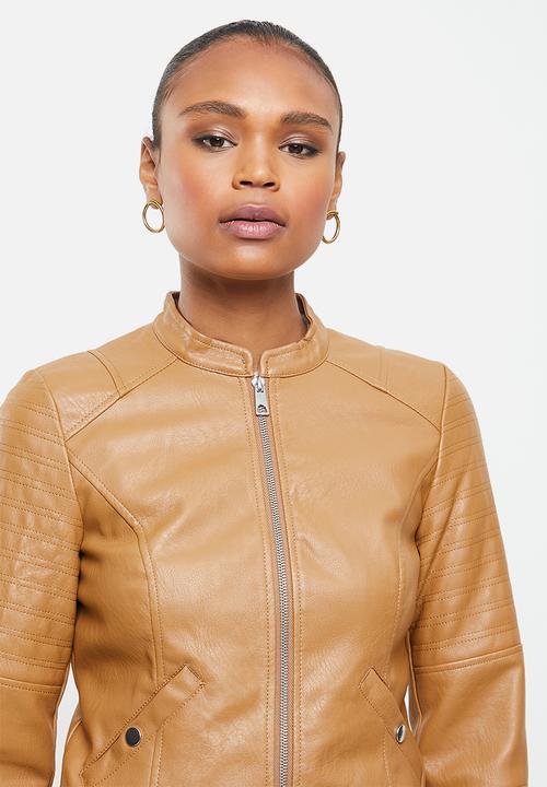Vero Moda - Love short coated jacket - brown