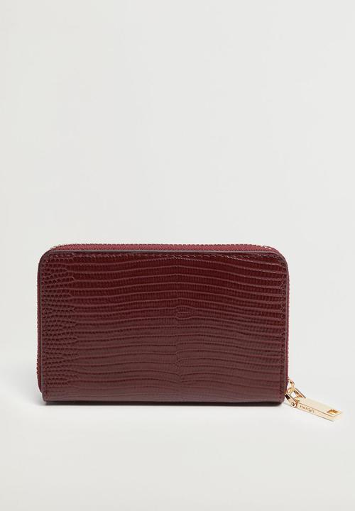 Violeta by Mango - Brais purse/ dark red