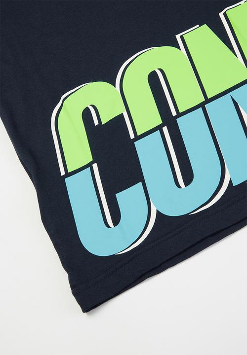 Converse - Short sleeve logo graphic t-shirt - navy