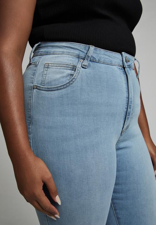 Cotton On - Curve adriana high skinny jean - ocean blue