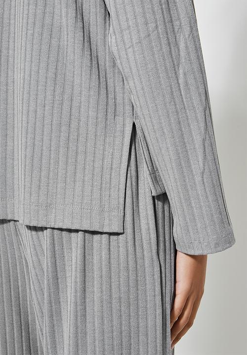 Superbalist - Roll neck soft touch top - grey