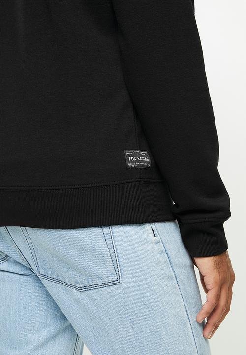 Fox - Refract crew fleece - black