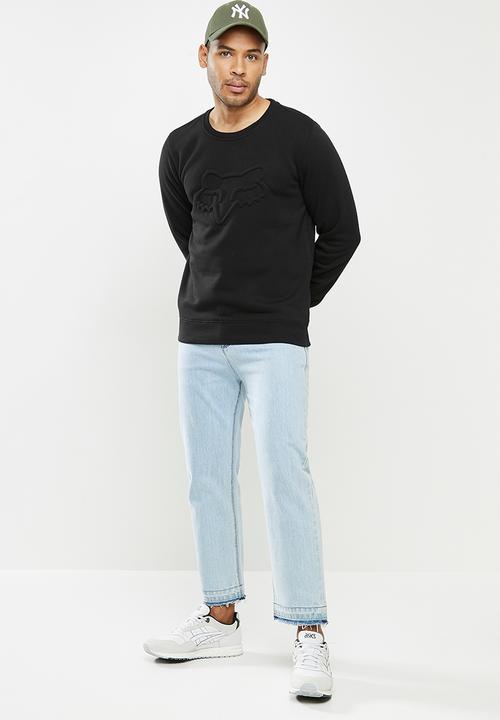 Fox - Refract crew fleece - black