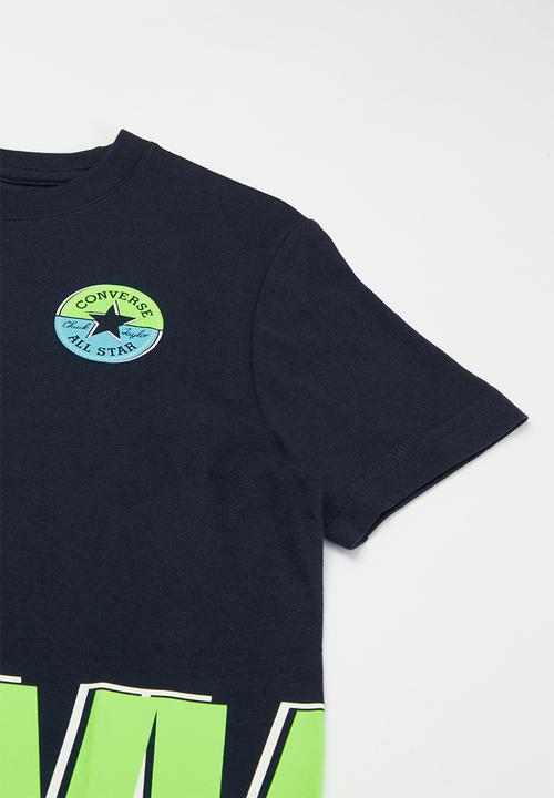 Converse - Short sleeve logo graphic t-shirt - navy