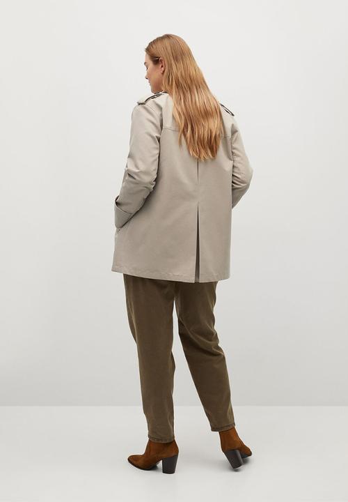 Violeta by Mango - Trench coat snow8 - light beige