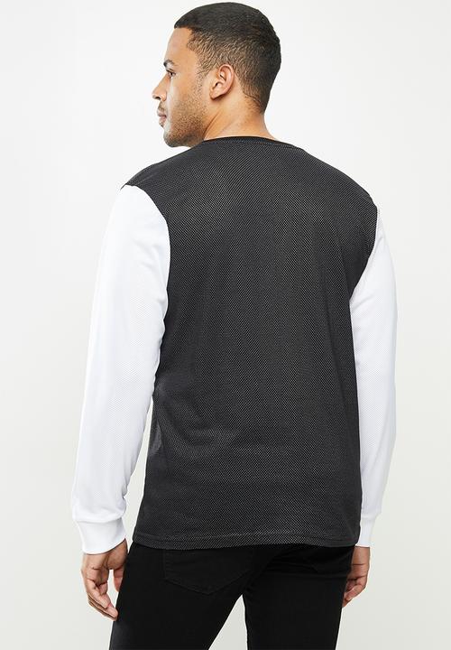 Fox - Official airline long sleeve  - white & black 