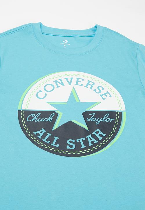 Converse - Converse block this way cp tee - light blue
