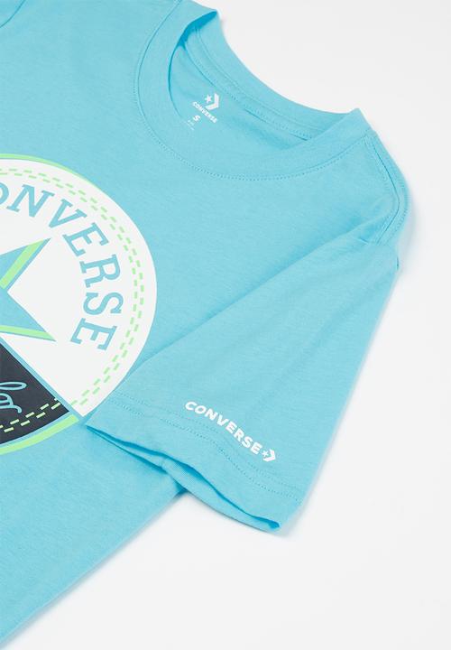 Converse - Converse block this way cp tee - light blue