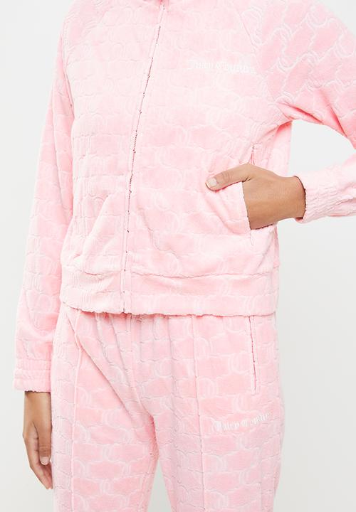 Juicy Couture - Towel tanya track top - pink