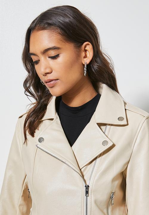 Superbalist - Biker jacket - ivory