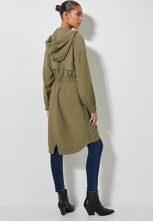 Superbalist - Light weight parka - dark khaki
