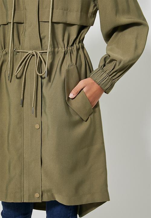 Superbalist - Light weight parka - dark khaki