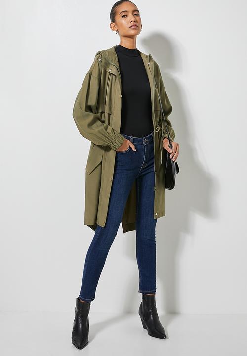 Superbalist - Light weight parka - dark khaki