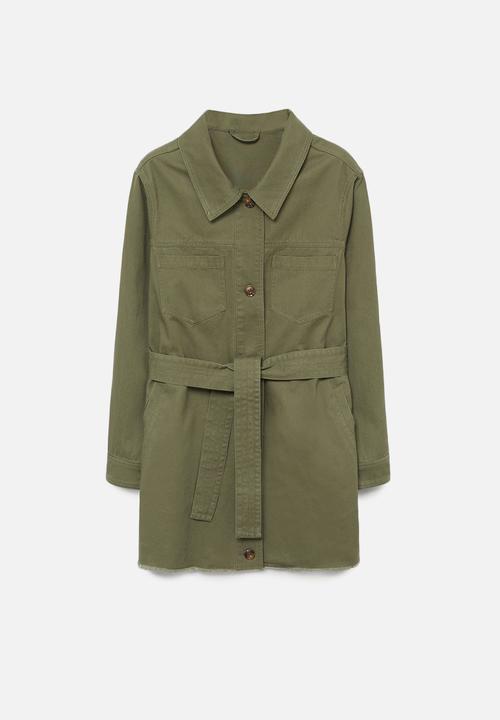 Violeta by Mango - Plus jacket jucy7 - beige/khaki